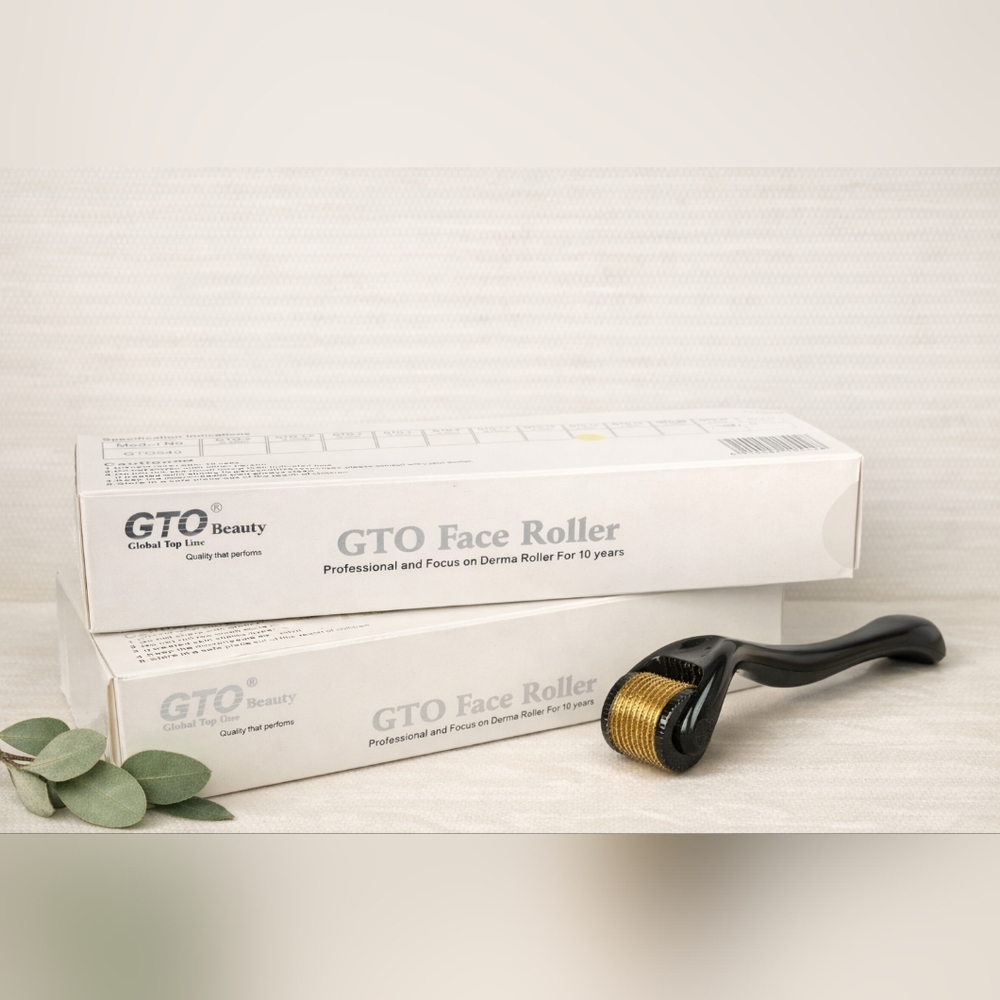 GTO Face Roller with Black Handle